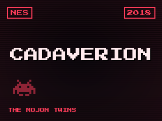 Cadàveriön title screen — Nintendo Entertainment System homebrew game