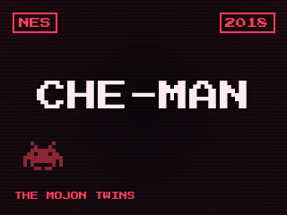 Che-Man title screen — Nintendo Entertainment System homebrew game