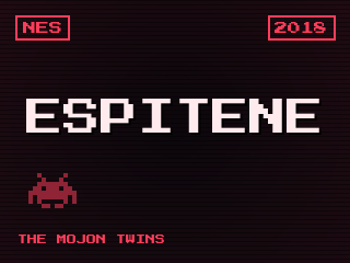 Espitene title screen — Nintendo Entertainment System homebrew game